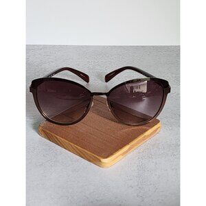 Isaac Mizrah Sunnies Oversized Sunglasses metallic brown